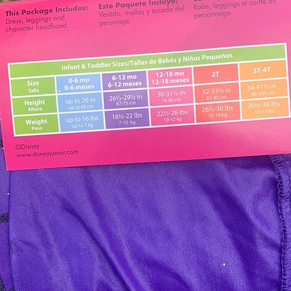 Fancy Nancy Classic Toddler Girl Costume Size 2T - Picture 8 of 8